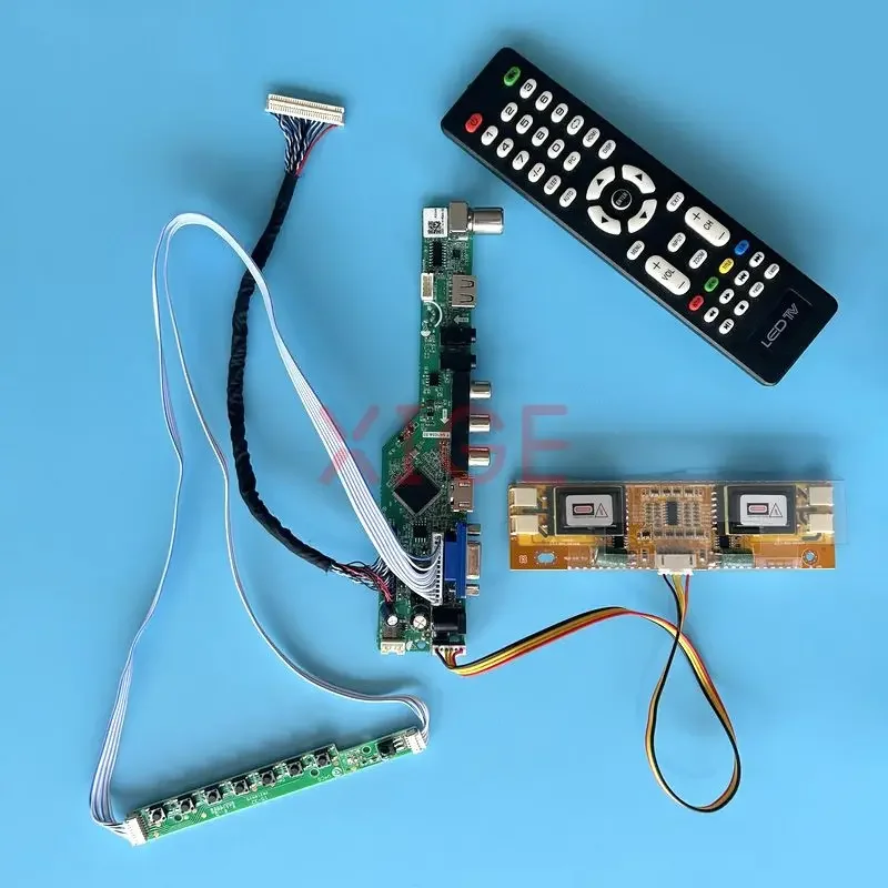 Плата драйвера для ЖК-экрана CLAA170EA02 CLAA170EA07 CLAA170EA09 1280*1024, 30 Pin, LVDS TV, комплект для аналогового ТВ DIY 4CCFL VGA + HDMI + AV + USB + IR
Плата драйвера для ЖК-экрана CLAA170EA02 CLAA170EA07 CLAA170EA09 1280*1024, 30 Pin, LVDS TV, комплект для аналогового ТВ DIY 4CCFL VGA + HDMI + AV + USB + IR