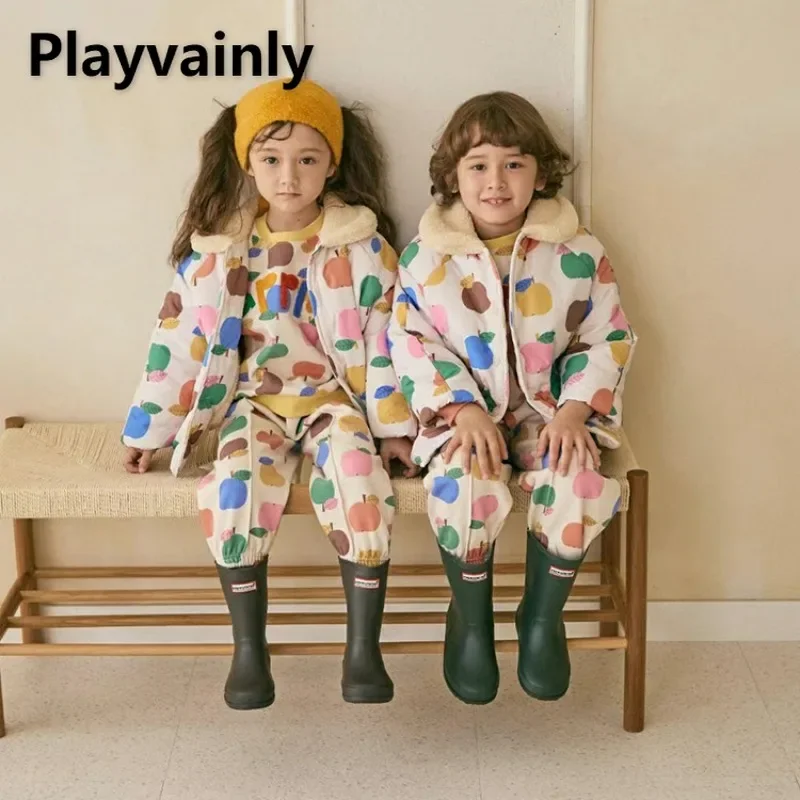 Korean Style New Autumn Winter Boys and Girls Sports Suit Cute Letter Print O-neck Sweatshirts+Sweat Pants Kids Clothes E23358
Korean Style New Autumn Winter Boys and Girls Sports Suit Cute Letter Print O-neck Sweatshirts+Sweat Pants Kids Clothes E23358