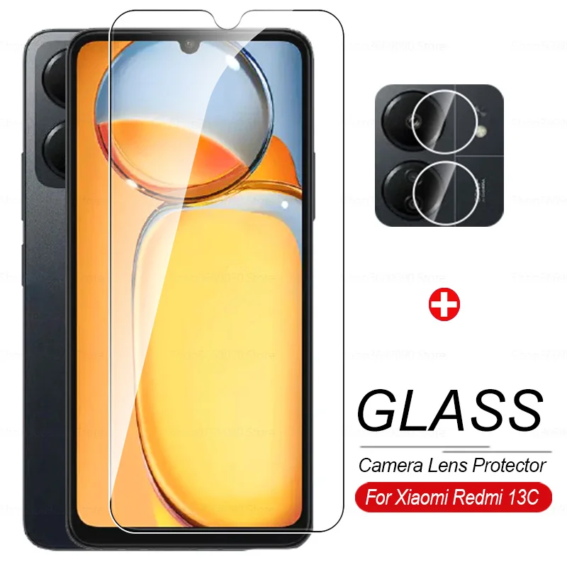 

camera lens glass screen protector for Xiaomi Redmi 13C Xaomi Redmi 13C 13 C C13 Redmi13C safety tempered glass film 6.74 inches