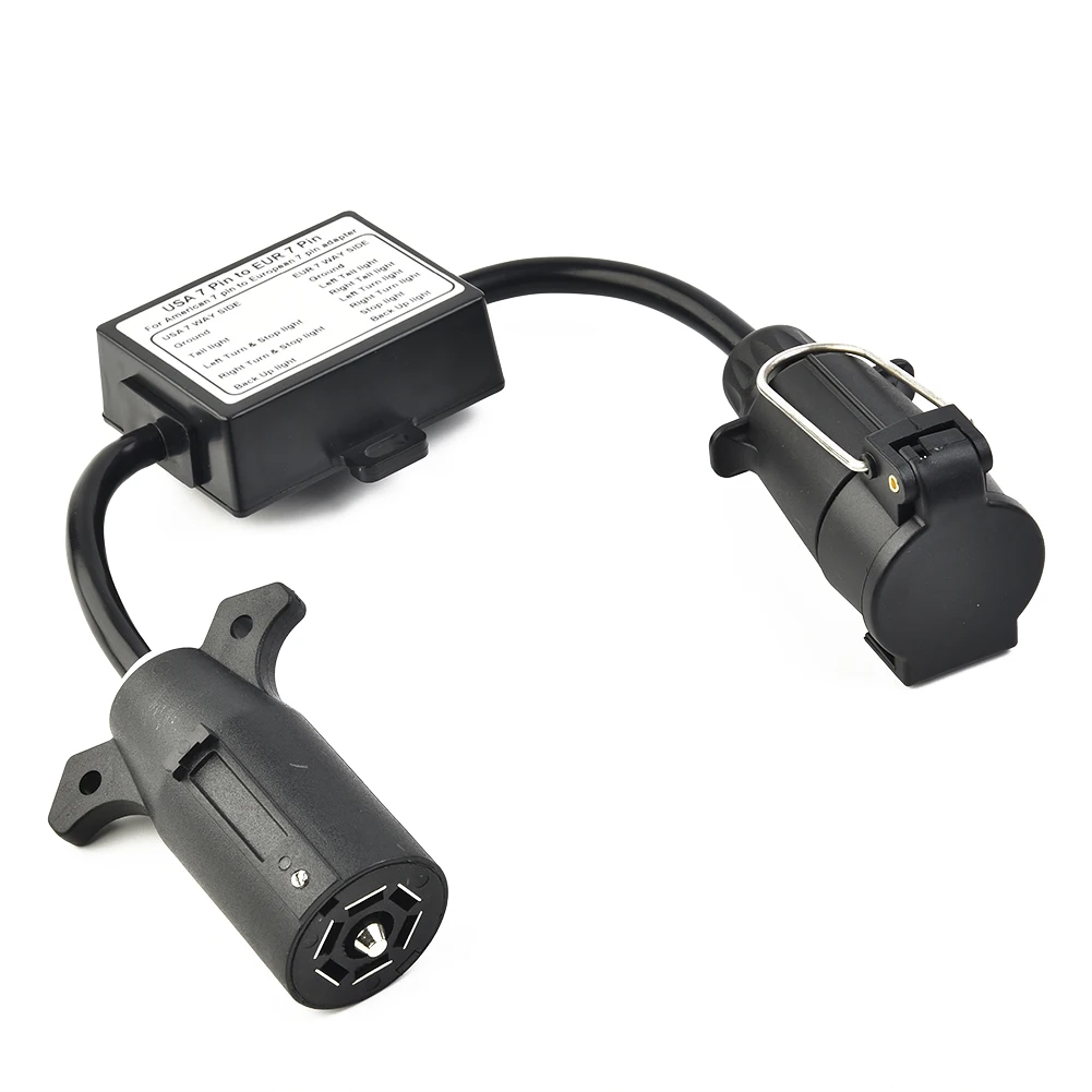 US To EU Trailer Light Converter Durable Trailer Light Converter US To EU 7-Pin Parts Replacement Round Plug Accessories
US To EU Trailer Light Converter Durable Trailer Light Converter US To EU 7-Pin Parts Replacement Round Plug Accessories