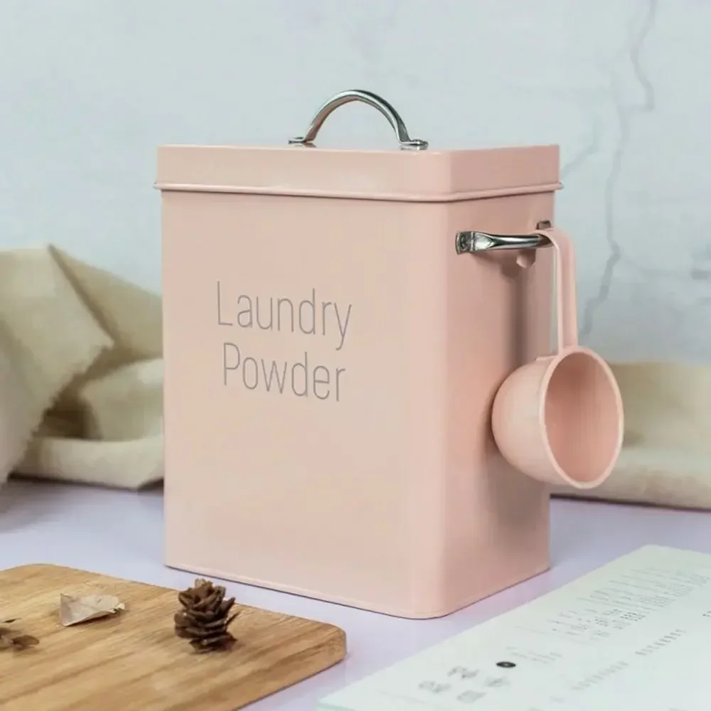 Емкость контейнера для крышки порошка, герметичная коробка для стирки, жестяной диспенсер, герметичная ложка с защитой от ржавчины
Емкость контейнера для крышки порошка, герметичная коробка для стирки, жестяной диспенсер, герметичная ложка с защитой от ржавчины