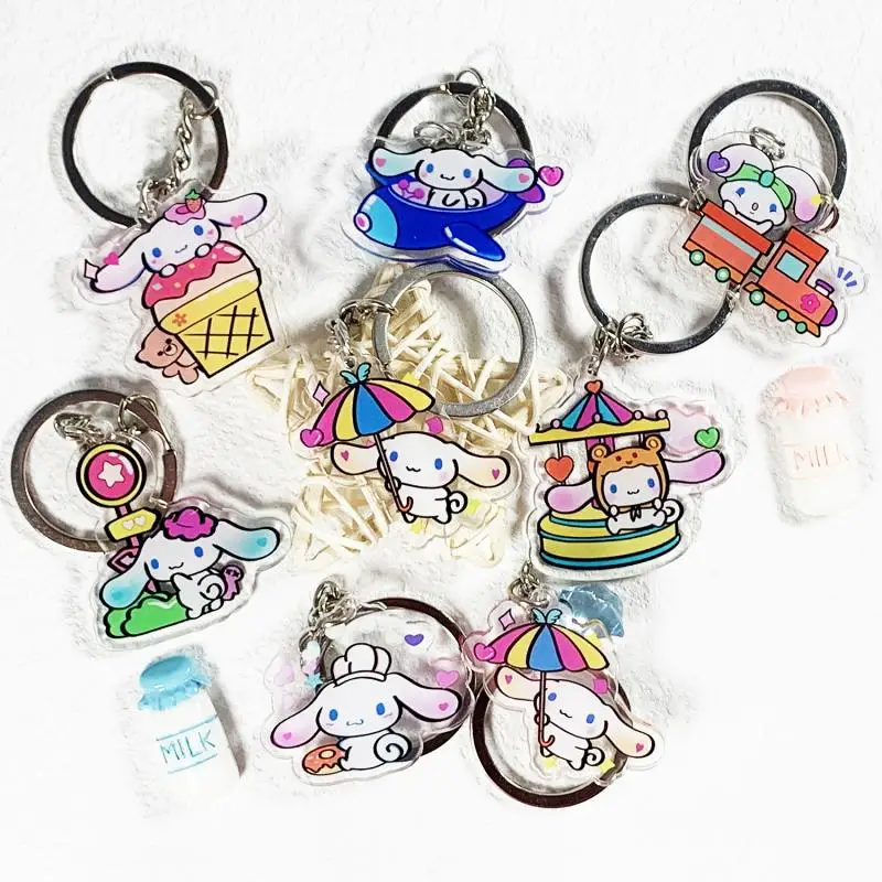 Kawaii Sanrio Keychain Lovely Cinnamoroll Cartoon Cute Pendant Acrylic Keychain Pendant Backpack Pendant Creative Girl Gift
Kawaii Sanrio Keychain Lovely Cinnamoroll Cartoon Cute Pendant Acrylic Keychain Pendant Backpack Pendant Creative Girl Gift