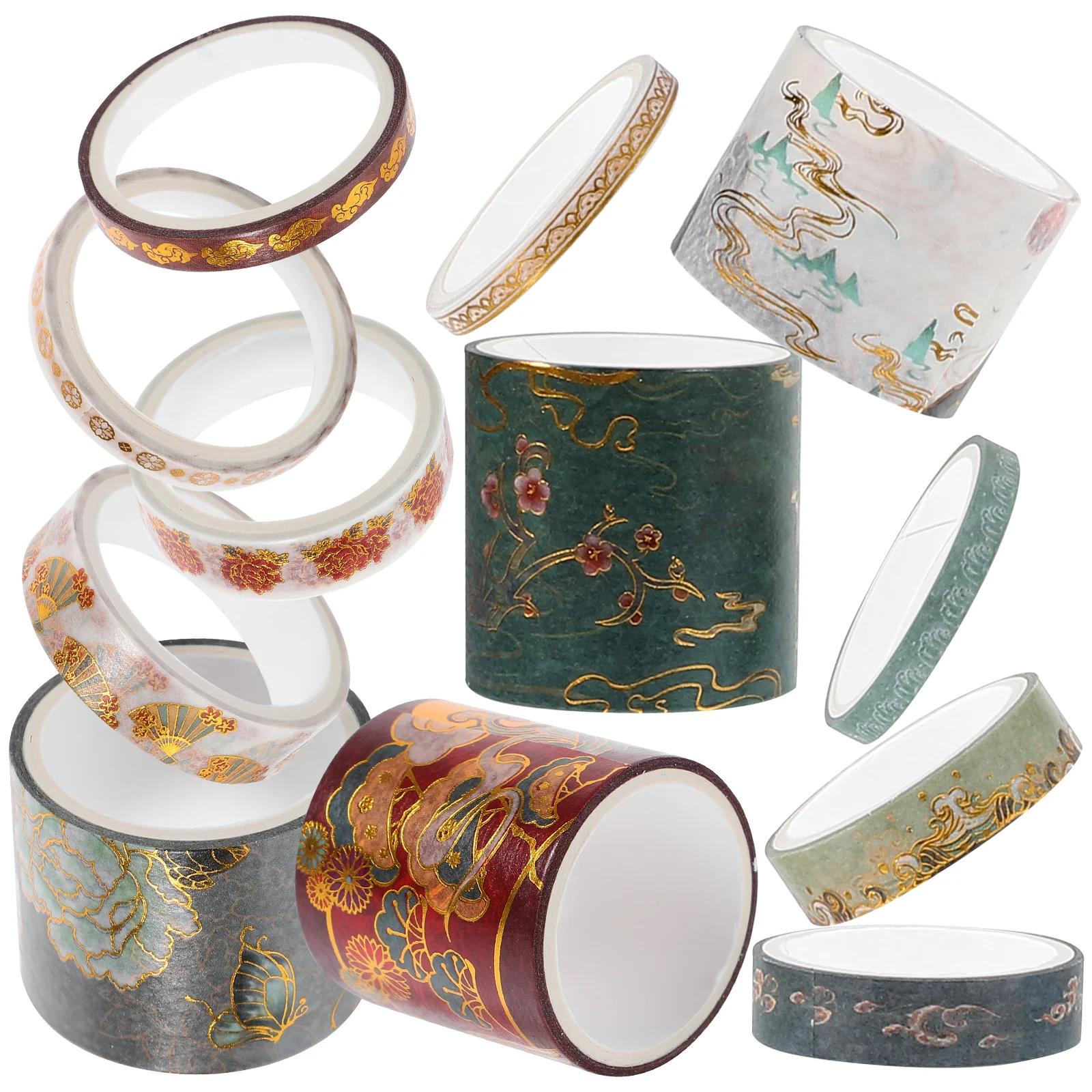 12 Rolls Scrapbooking Washi Tape Notebook DIY Washi Tape Decorative Craft Tape Printing Tape
12 Rolls Scrapbooking Washi Tape Notebook DIY Washi Tape Decorative Craft Tape Printing Tape
