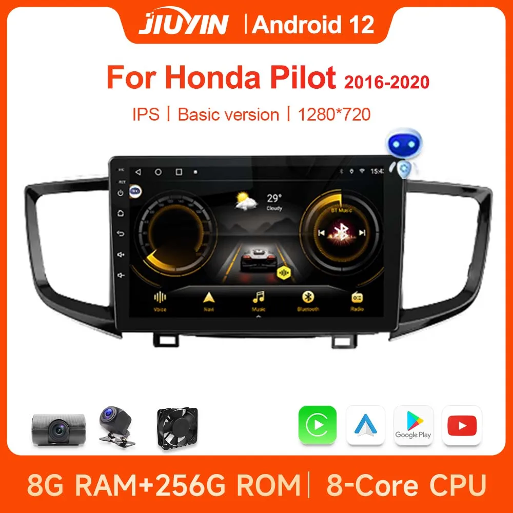 JIUYIN 10.1 Inch Car Stereo for Honda Pilot 2016-2020 Android Auto Radio 2 DIN Central Multimedia Player with Frame Carplay 4G
JIUYIN 10.1 Inch Car Stereo for Honda Pilot 2016-2020 Android Auto Radio 2 DIN Central Multimedia Player with Frame Carplay 4G