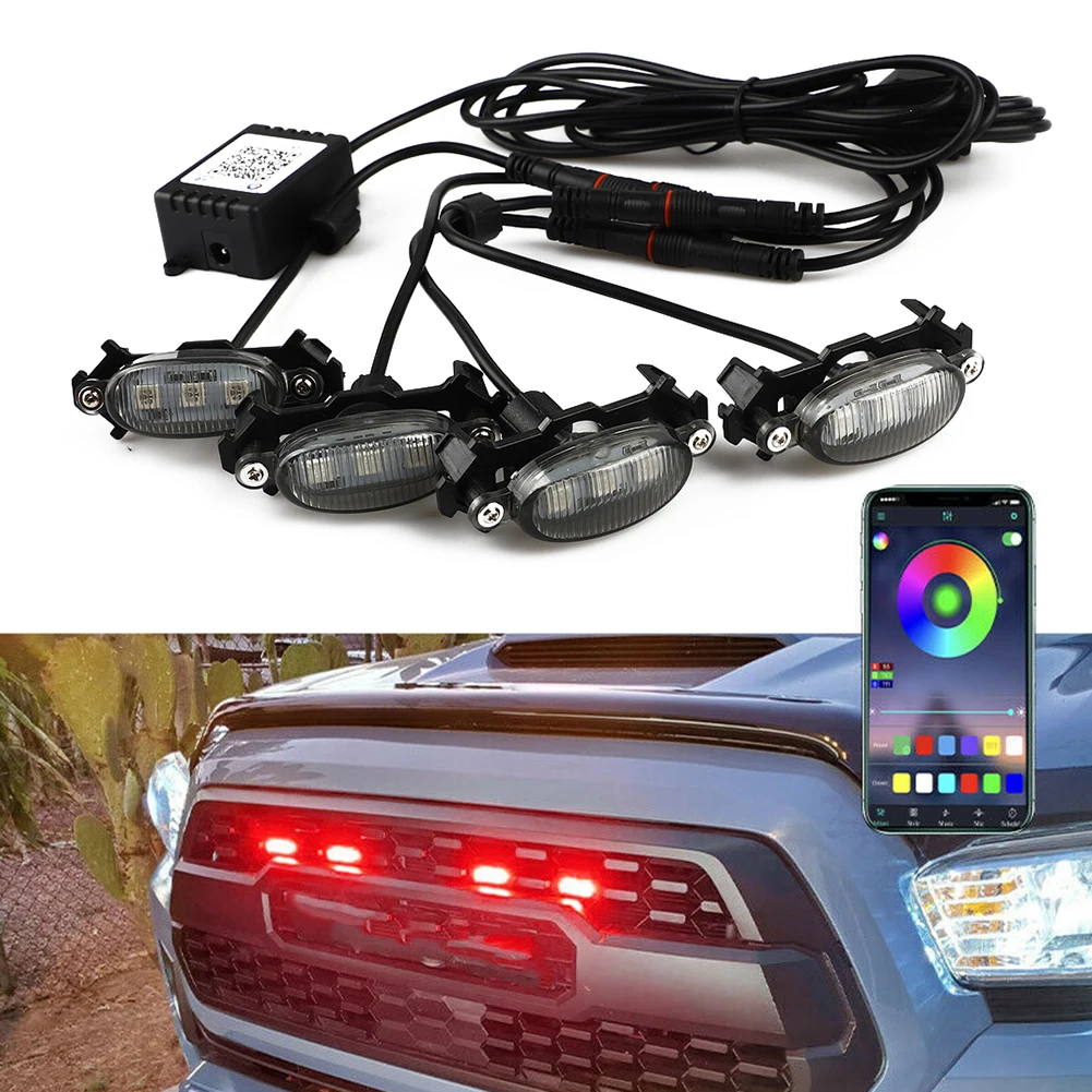 Car Grille Lights Compatible For Ford F150 F250 F350 Raptor Front Grille For Raptor For Tacoma For Tundra Smoked Front Grille
Car Grille Lights Compatible For Ford F150 F250 F350 Raptor Front Grille For Raptor For Tacoma For Tundra Smoked Front Grille