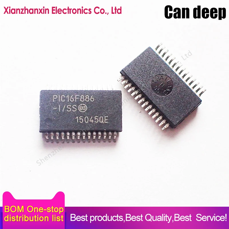 1~5pcs/lot PIC16F886 PIC16F886-I/SS SSOP-28 Microcontroller chip IC brand new original
1~5pcs/lot PIC16F886 PIC16F886-I/SS SSOP-28 Microcontroller chip IC brand new original