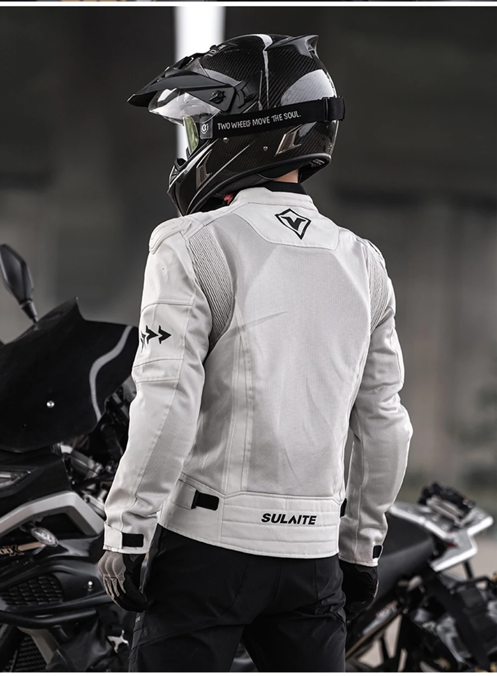 Summer Breathable Mesh Motorcycle Jacket Reflective Motorcycle Riding Clothes Built-in Detachable Protective Gear Racing Suit Summer Breathable Mesh Motorcycle Jacket Reflective Motorcycle Riding Clothes Built-in Detachable Protective Gear Racing Suit
