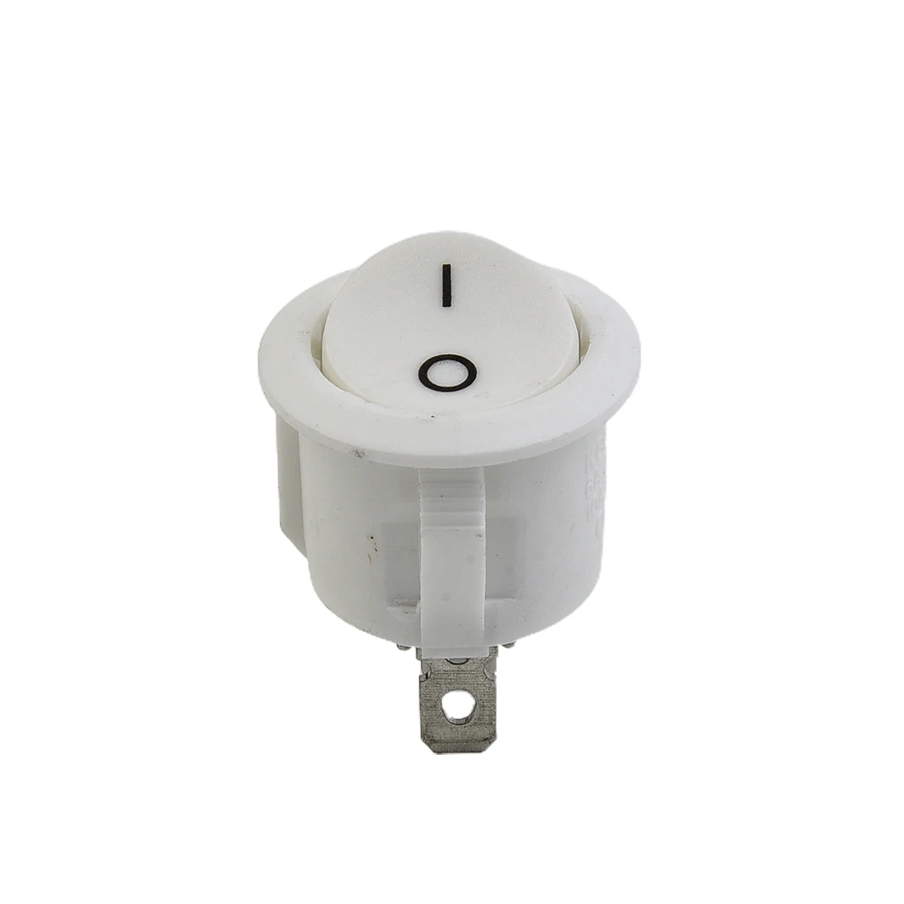 5Pcs Mini Round White 2 Pin Terminal SPST ON-OFF Rocker Switch Snap-in 12V For Camper Van Motorhome RV Caravan Accessories
5Pcs Mini Round White 2 Pin Terminal SPST ON-OFF Rocker Switch Snap-in 12V For Camper Van Motorhome RV Caravan Accessories