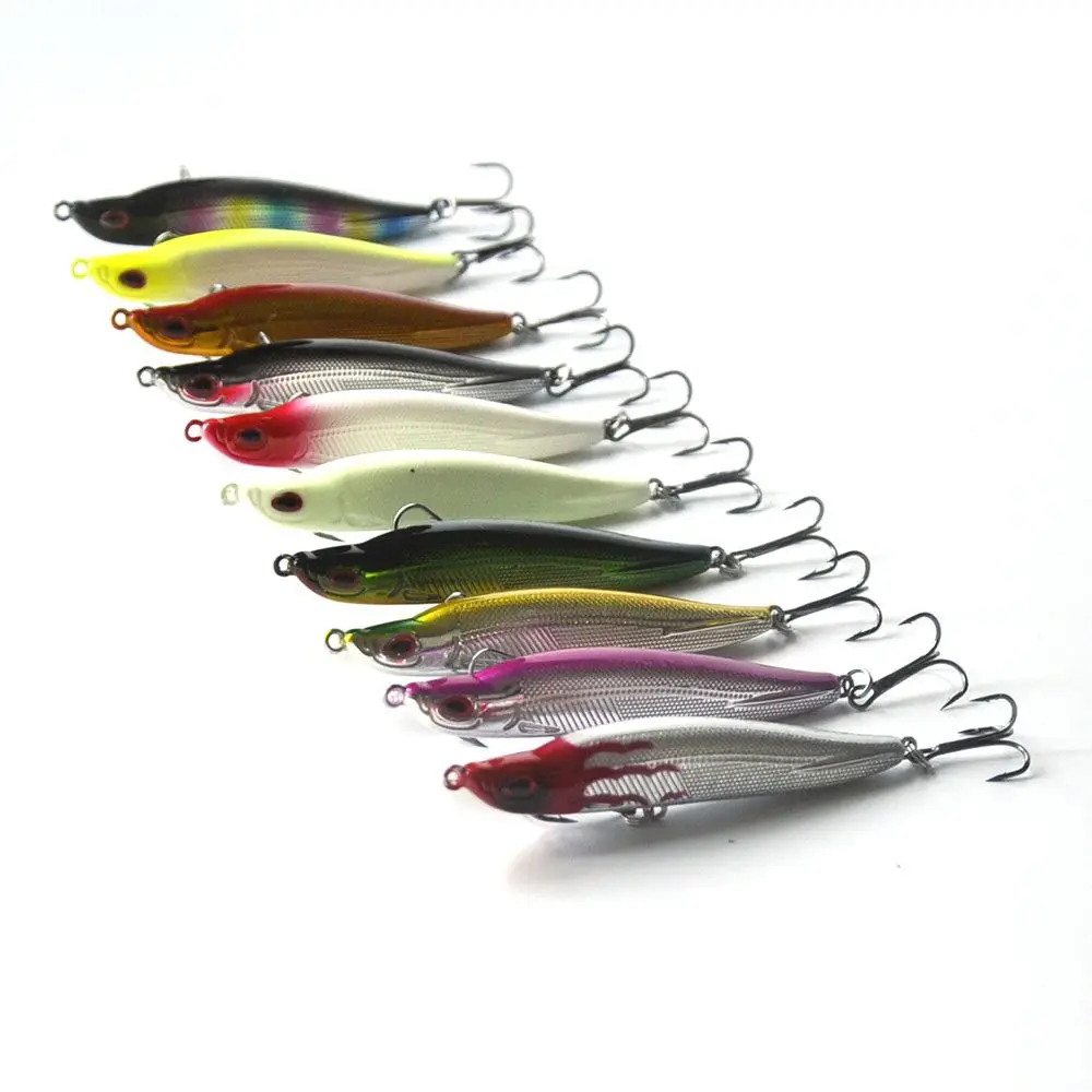 Lots of 10pcs 8cm/11g 9.5cm/17g Hard Fishing Lures Sinking Pencil w/ Display Box
Lots of 10pcs 8cm/11g 9.5cm/17g Hard Fishing Lures Sinking Pencil w/ Display Box