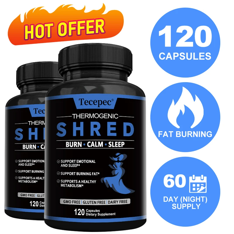 

Nighttime Fat Burning Sleep Aid Capsules - Weight Management Appetite Suppressant Supplement for Men and Women, Metabolism
