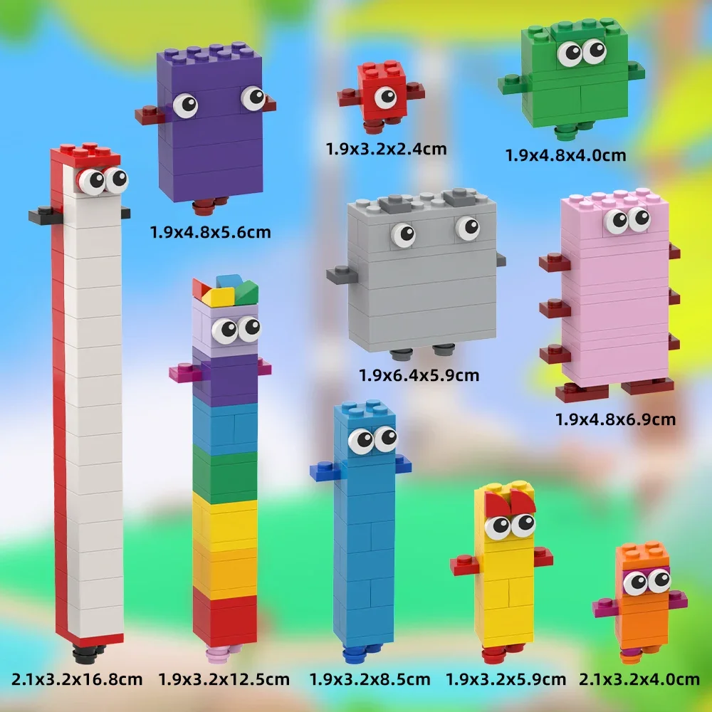 MOC-décennie s numérotés pour enfants, ensemble de briques de construction une pièce, jouets créatifs, cadeaux d'anniversaire, 257 pièces 5