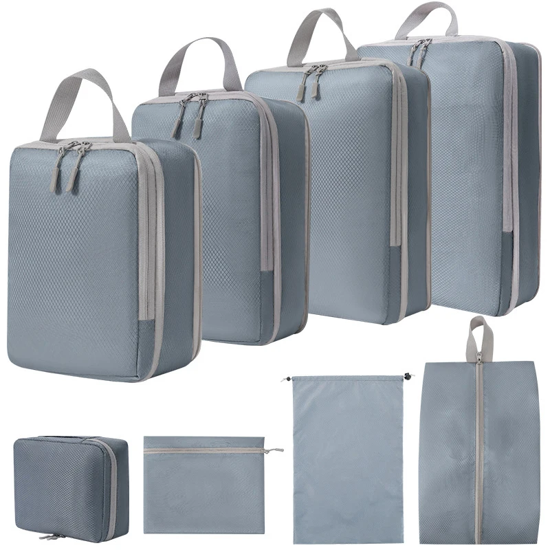 8 Set Travel Packing Cubes, Luggage Organizers with Hanging Toiletry Bag, Multi-Functional Clothing Sorting Packages
8 Set Travel Packing Cubes, Luggage Organizers with Hanging Toiletry Bag, Multi-Functional Clothing Sorting Packages