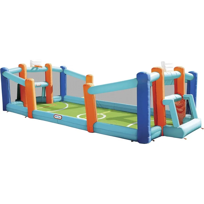 Huge Inflatable Backyard Soccer & Basketball Court for Multiple Kids, Blower with GFCI Plug
Huge Inflatable Backyard Soccer & Basketball Court for Multiple Kids, Blower with GFCI Plug