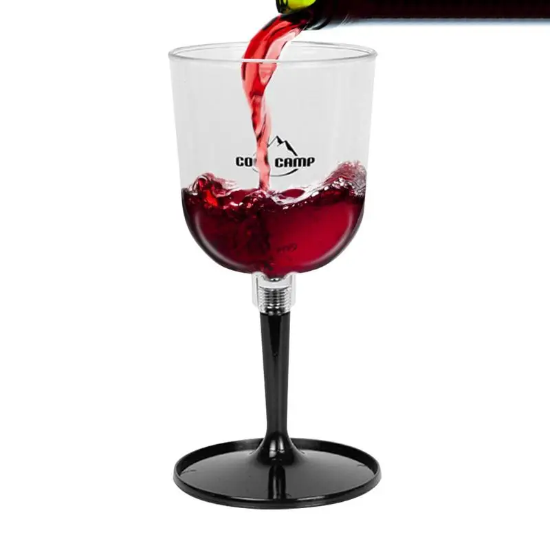 

Collapsible Wine Glasses For Travel Portable Detachable Plastic Wine Glasses Fall Resistance Red Wine Glasses For Outdoor travel