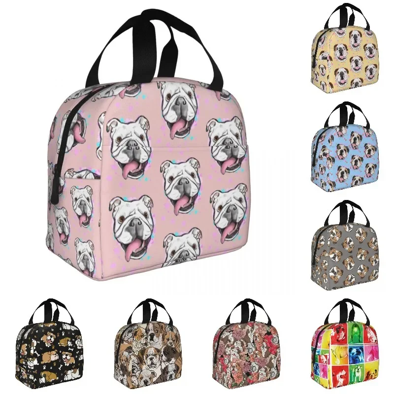 English Bulldog Insulated Lunch Bag British Dog Portable Cooler Thermal Bento Box for Women School Children Picnic Food Bags
English Bulldog Insulated Lunch Bag British Dog Portable Cooler Thermal Bento Box for Women School Children Picnic Food Bags