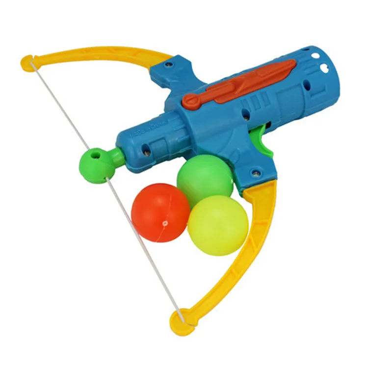 Plastic Ball Slingshot Game Shooting Toy Outdoor Sports Table Tennis Gun Arrow Style Bow Archery For Children Gifts Random Color 
Plastic Ball Slingshot Game Shooting Toy Outdoor Sports Table Tennis Gun Arrow Style Bow Archery For Children Gifts Random Color