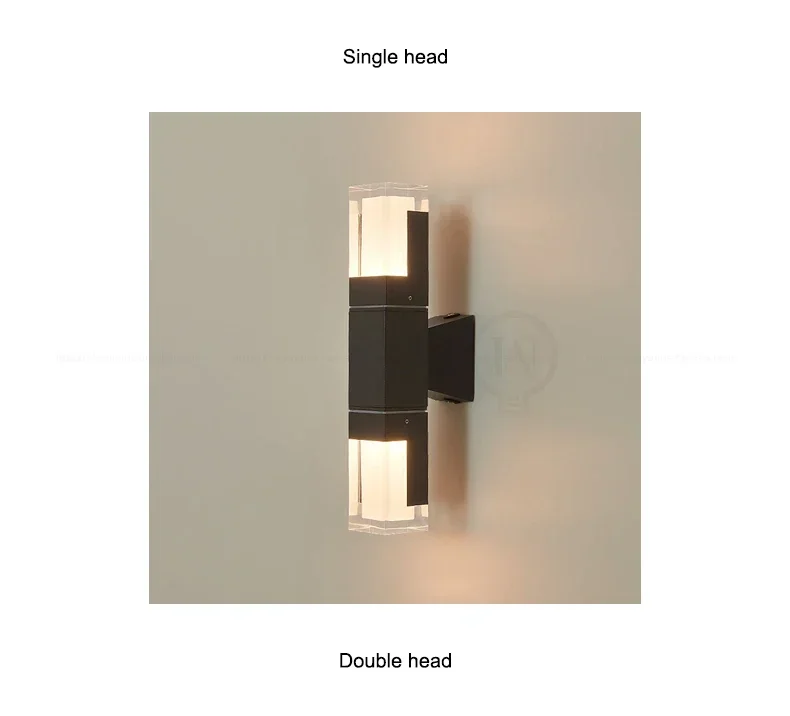 Waterproof LED outdoor wall lamp garden fence lighting