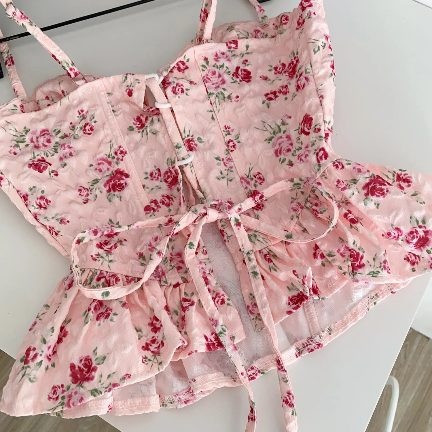 Sexy Slim Corset ruffle print Chic Korean Camis Tank Top Basic Fashion Off Shoulder Summer Women Clothing 56 S15aa23cad6cc494aa10ada7b2e037b57h