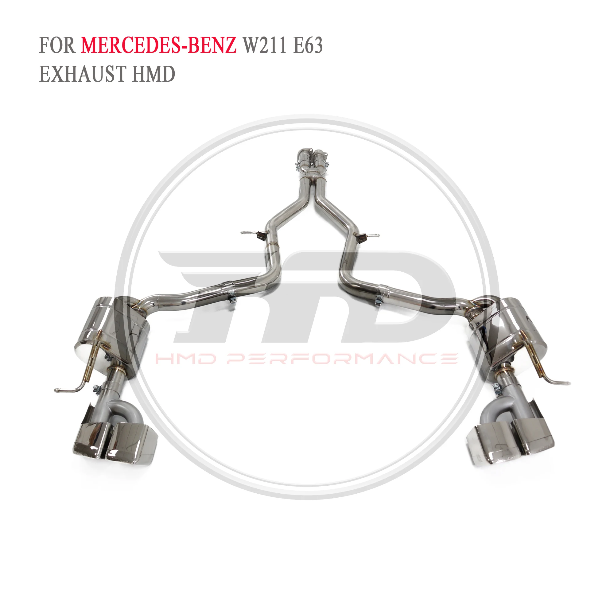 HMD exhaust system For Mercedes Benz W211 E63 exhaust catback stainless steel valve exhaust performance upgrade
HMD exhaust system For Mercedes Benz W211 E63 exhaust catback stainless steel valve exhaust performance upgrade