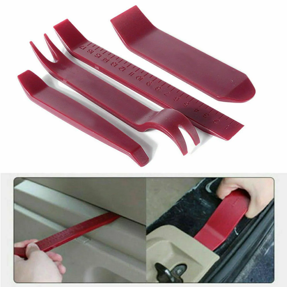 4pcs Door Plastic Trim Panel Clip Dash Radio Removal Pry Car Accessories Universal Refit Removal-Installation Tool For All Cars
4pcs Door Plastic Trim Panel Clip Dash Radio Removal Pry Car Accessories Universal Refit Removal-Installation Tool For All Cars