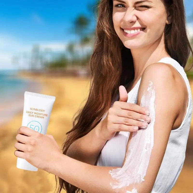 

Солнцезащитный крем для тела SPF50 + солнцезащитный крем широкого спектра солнцезащитный блок увлажняющий отбеливающий Водонепроницаемый солнцезащитный лосьон для лица