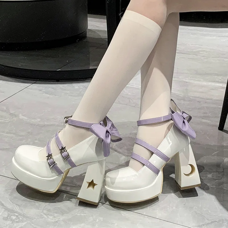 Summer Sweet Women Pumps Square Toe Crude Heel Platform Breathable Female Single Shoes Fashion Bow Decorated Ladies Footwear
Summer Sweet Women Pumps Square Toe Crude Heel Platform Breathable Female Single Shoes Fashion Bow Decorated Ladies Footwear