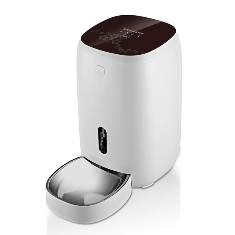 APP 4L Automatic Pet Feeder Dual Power Supply Mode Real-time Voice Camera Auto Cat Dog Pet Feeder
APP 4L Automatic Pet Feeder Dual Power Supply Mode Real-time Voice Camera Auto Cat Dog Pet Feeder