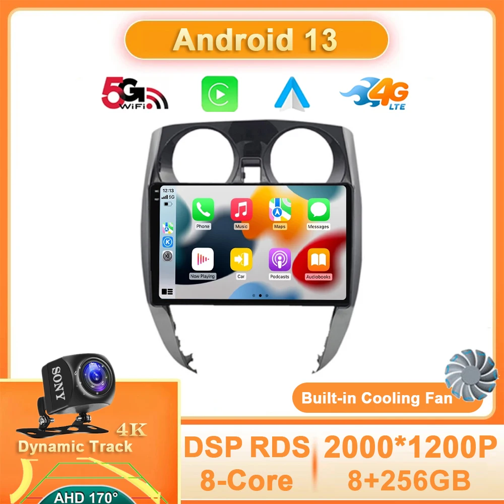 Android 13 For Nissan Note 2 E12 2012 - 2021 Car Radio Multimedia Stereo Video Player 4G WIFI Navigation GPS 360 Camera QLED BT
Android 13 For Nissan Note 2 E12 2012 - 2021 Car Radio Multimedia Stereo Video Player 4G WIFI Navigation GPS 360 Camera QLED BT
