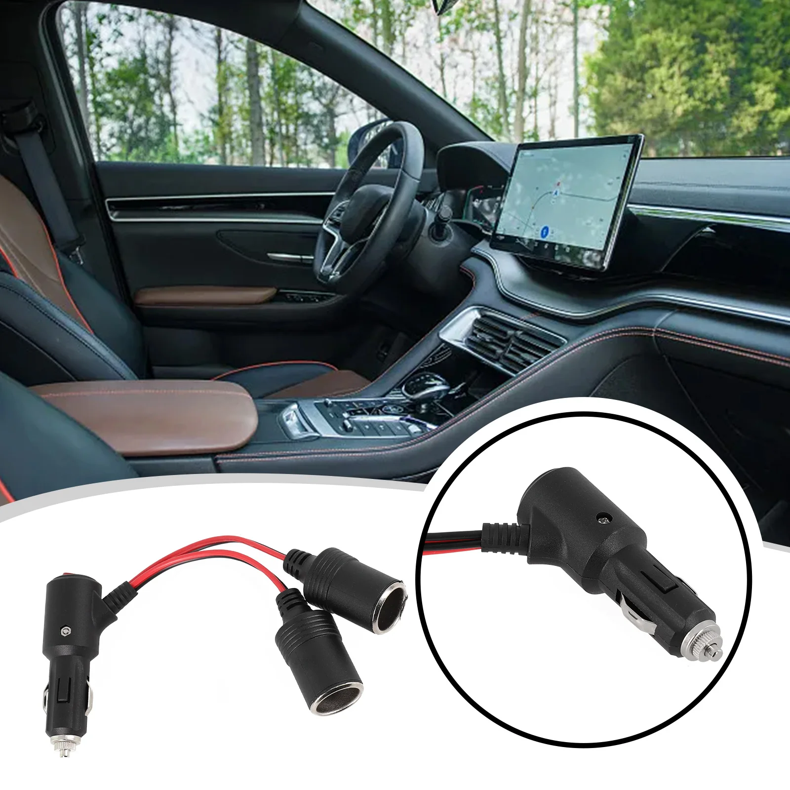 Car Igniter Splitter 12V/24V Adapter W/ On Off Switch 1 Male To 2 Female Sockets Universal Auto Cigarette Lighter 3.94inch Cable
Car Igniter Splitter 12V/24V Adapter W/ On Off Switch 1 Male To 2 Female Sockets Universal Auto Cigarette Lighter 3.94inch Cable