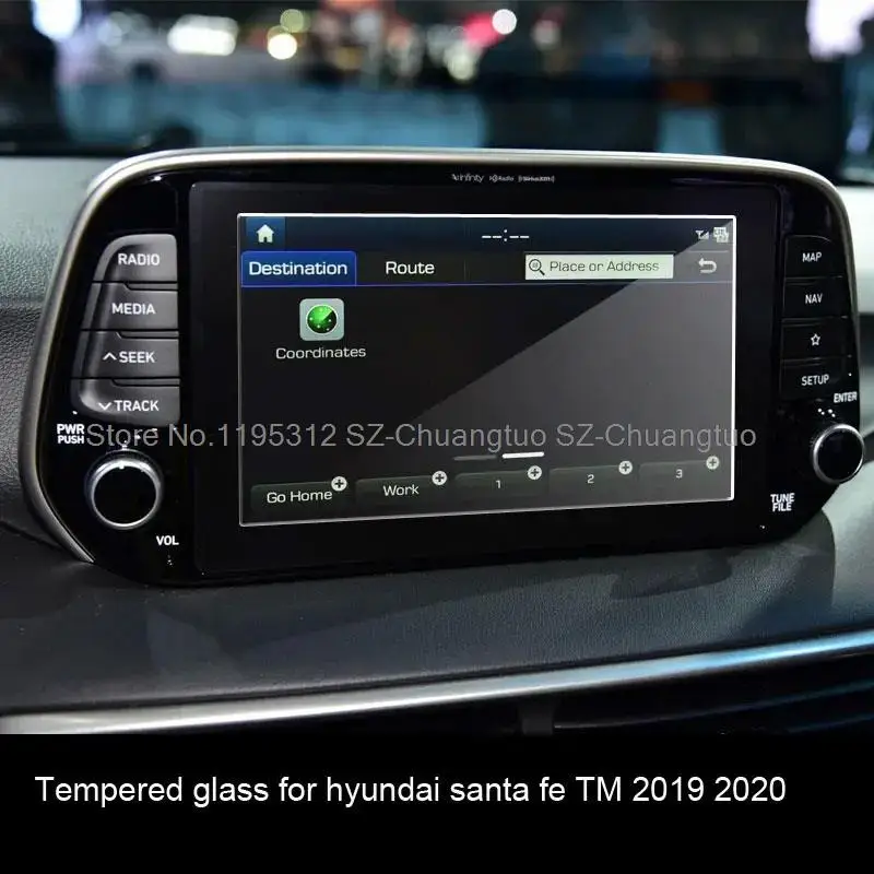 Tempered Glass LCD Screen Protective Film For hyundai santa fe TM 2019 2020 Car Navigtion anti-scratch accessories
Tempered Glass LCD Screen Protective Film For hyundai santa fe TM 2019 2020 Car Navigtion anti-scratch accessories