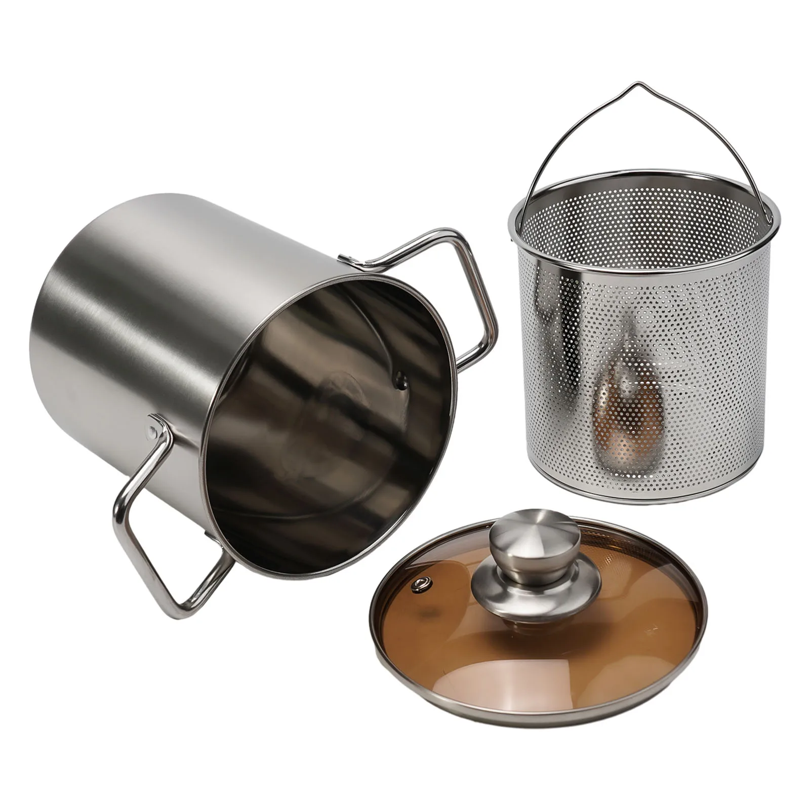 Basket Handles Package Favorite Chips Small Pot Fryer Basket Stainless Steel Sturdy Frying Pot Tempura Cookware
Basket Handles Package Favorite Chips Small Pot Fryer Basket Stainless Steel Sturdy Frying Pot Tempura Cookware