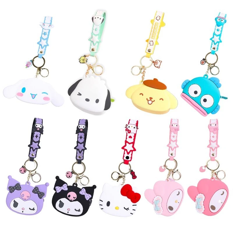 10 см аниме Hellokittys Cinnamoroll My Melody силиконовый кошелек для монет милый мультяшный портативный мини помада наушники сумка Детский подарок
10 см аниме Hellokittys Cinnamoroll My Melody силиконовый кошелек для монет милый мультяшный портативный мини помада наушники сумка Детский подарок