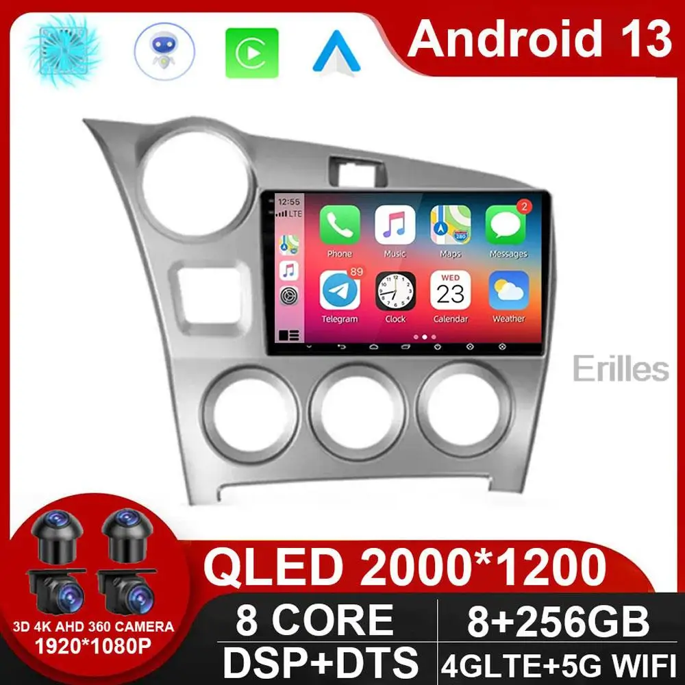 Android 13 для Toyota Matrix 2 E140 2008-2014, автомобильное радио, мультимедийный видеоплеер, навигация GPS No 2din, Carplay DVD HU без DVD
Android 13 для Toyota Matrix 2 E140 2008-2014, автомобильное радио, мультимедийный видеоплеер, навигация GPS No 2din, Carplay DVD HU без DVD