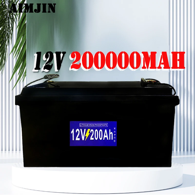 12V LiFePO4 Battery 200AH Built-in BMS Lithium Iron Phosphate Cell for Golf Cart Outdoor Camping Solar Storage
12V LiFePO4 Battery 200AH Built-in BMS Lithium Iron Phosphate Cell for Golf Cart Outdoor Camping Solar Storage