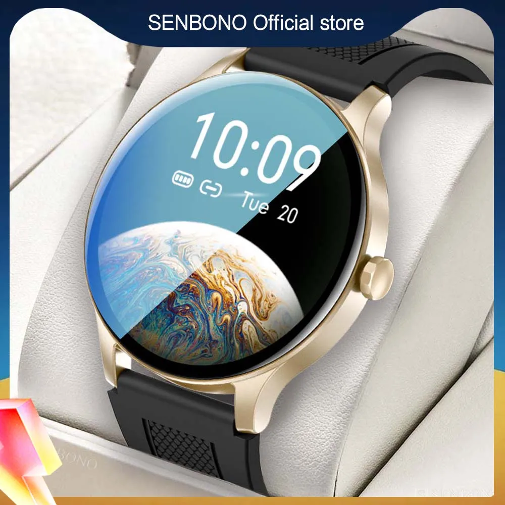 SENBONO 2022 Women Smart Watch Sports Fitness Tracker Clock IP68 Waterproof Smartwatch Women Men for IOS Xiaomi Android
SENBONO 2022 Women Smart Watch Sports Fitness Tracker Clock IP68 Waterproof Smartwatch Women Men for IOS Xiaomi Android