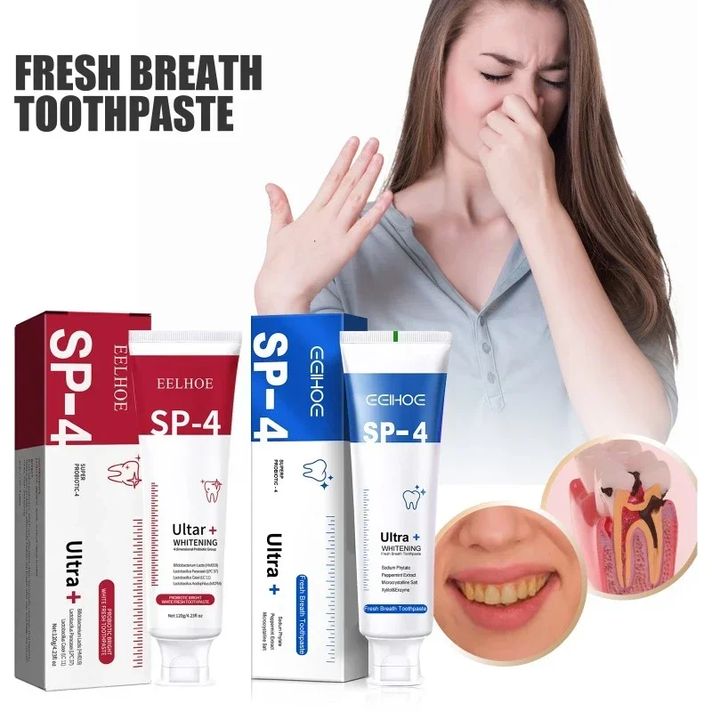 Probiotic White Teeth Toothpaste Cleansing Fresh Breath Oral Remove Gum Smoke Stains Teeth Dirt Protect Care Mousse Toothpaste
Probiotic White Teeth Toothpaste Cleansing Fresh Breath Oral Remove Gum Smoke Stains Teeth Dirt Protect Care Mousse Toothpaste