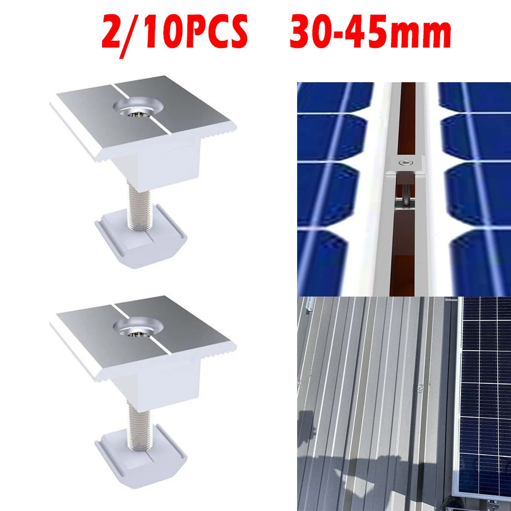 Solar Panel Clamp Solid 30-45mm Corrosion Resistance For Connecting And Fixing Solar Panel On Rails Aluminum Alloy
Solar Panel Clamp Solid 30-45mm Corrosion Resistance For Connecting And Fixing Solar Panel On Rails Aluminum Alloy