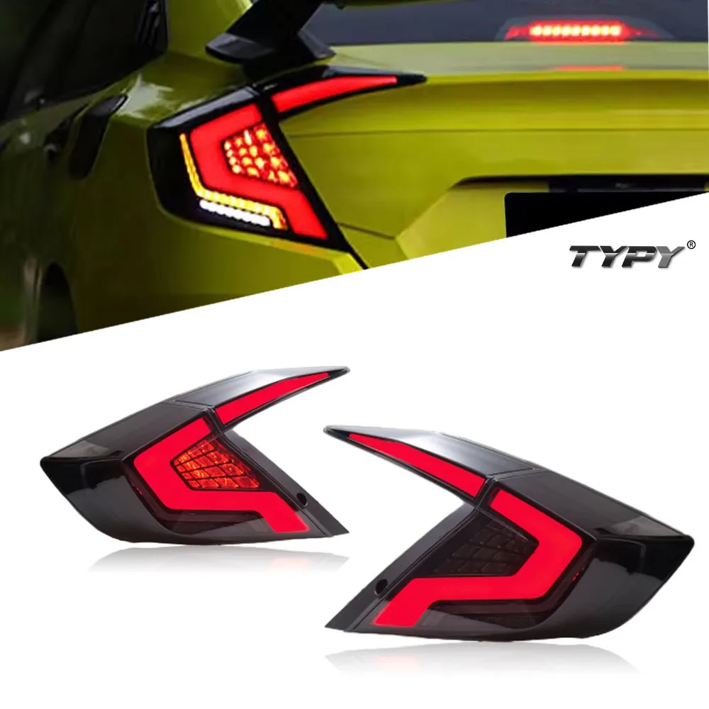 TYPY Car Styling TailLamp Assembly For Honda Civic 10th 2016-2020 Upgrade to NEW Dynamic Turn Signal Brake Lamp Car LED TailLamp
TYPY Car Styling TailLamp Assembly For Honda Civic 10th 2016-2020 Upgrade to NEW Dynamic Turn Signal Brake Lamp Car LED TailLamp