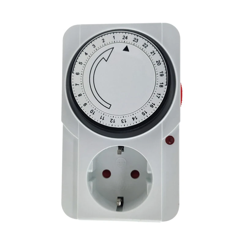 24 Hour Cyclic Timer Switch Kitchen Timer Outlet Loop Universal Timing Socket Mechanical Timer 230VAC 3500W 16A UK EU CN US Plug
24 Hour Cyclic Timer Switch Kitchen Timer Outlet Loop Universal Timing Socket Mechanical Timer 230VAC 3500W 16A UK EU CN US Plug