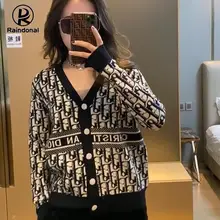Raindonal Women Shirt Spring 2022 Letter Knitting Cardigan Female Small Sweet Wind Skirt Tide Top Blouse Clothing Свитер Sweater
Raindonal Women Shirt Spring 2022 Letter Knitting Cardigan Female Small Sweet Wind Skirt Tide Top Blouse Clothing Свитер Sweater