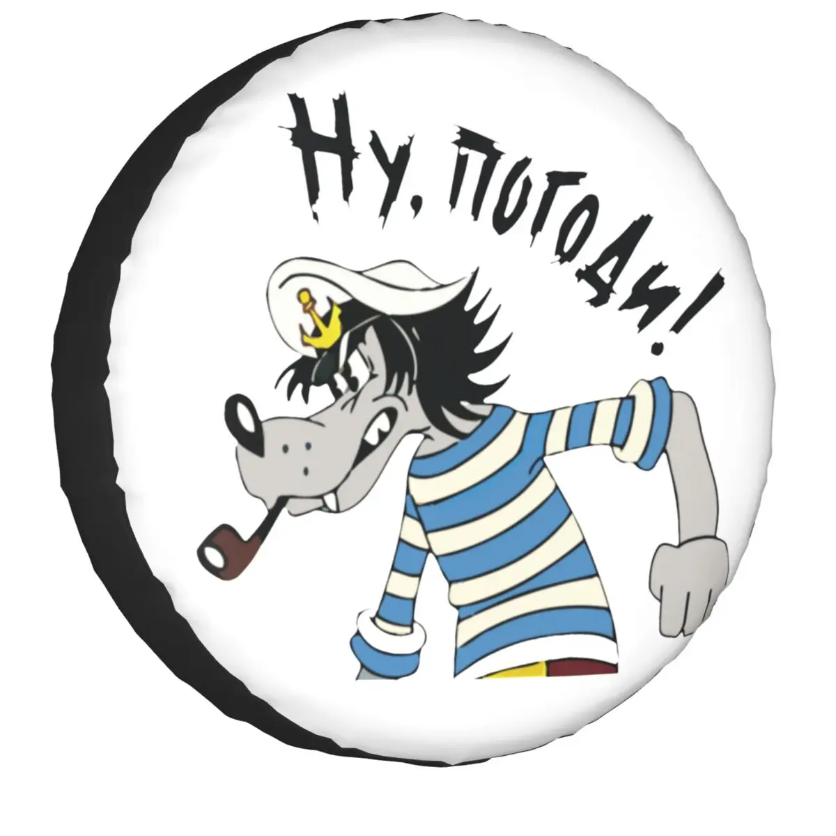 Nu Pogodi Wolf Spare Wheel Tire Cover for Toyota Russia Comic Cartoon Jeep RV SUV Camper Vehicle Accessories
Nu Pogodi Wolf Spare Wheel Tire Cover for Toyota Russia Comic Cartoon Jeep RV SUV Camper Vehicle Accessories