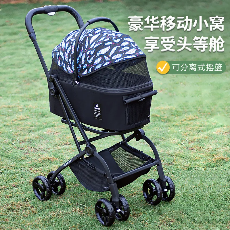 Pet Cart with High Appearance and High Landscape Separation High Quality Dog Portable, Outgoing Cart Light Folding Cat Walking
Pet Cart with High Appearance and High Landscape Separation High Quality Dog Portable, Outgoing Cart Light Folding Cat Walking