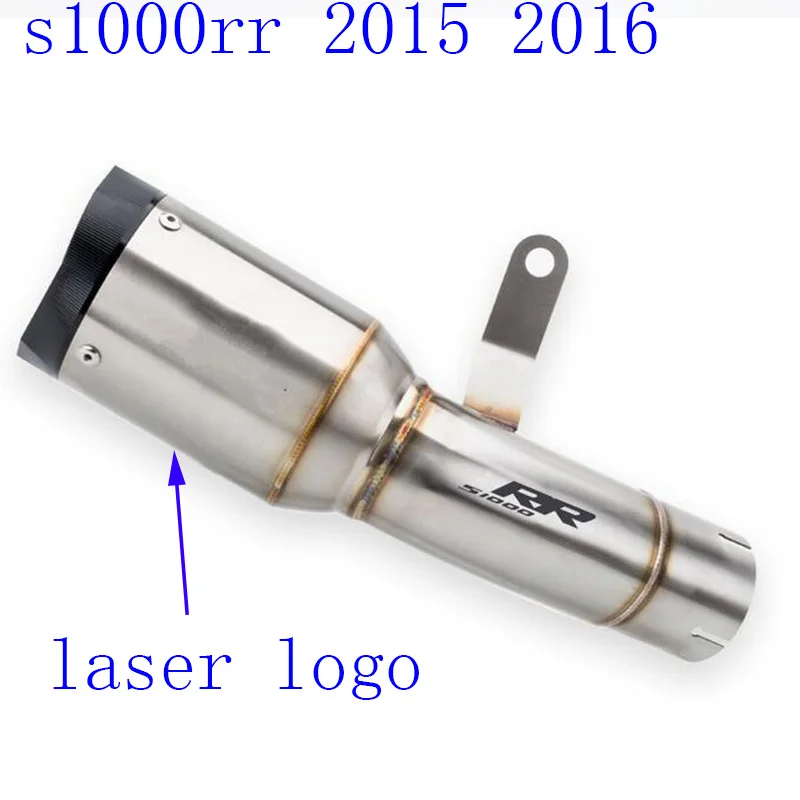 Motorcycle Exhaust System Modify Escape Moto Middle Link Pipe Muffler Slip on For S1000RR 2015 2016 
Motorcycle Exhaust System Modify Escape Moto Middle Link Pipe Muffler Slip on For S1000RR 2015 2016
