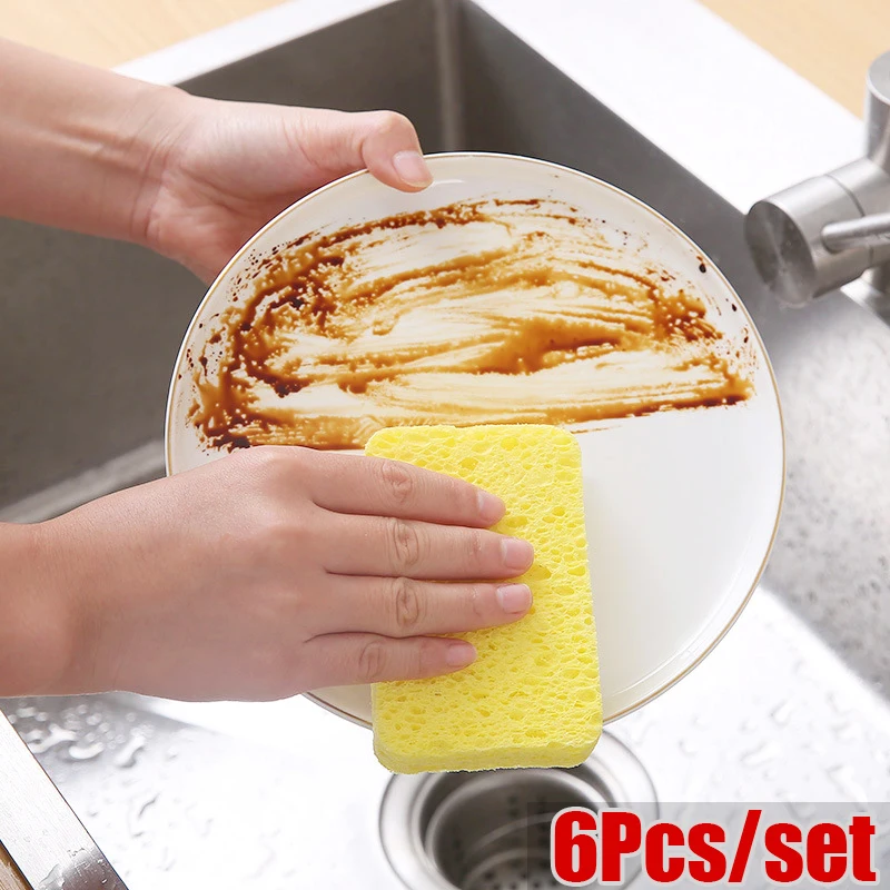 6/1Pcs Cleaning Sponge Cloth Multi-purpose Kitchen Dishwashing Brush Scouring Pad For Dish Pot Wipe Household Cleaning Supplies
6/1Pcs Cleaning Sponge Cloth Multi-purpose Kitchen Dishwashing Brush Scouring Pad For Dish Pot Wipe Household Cleaning Supplies