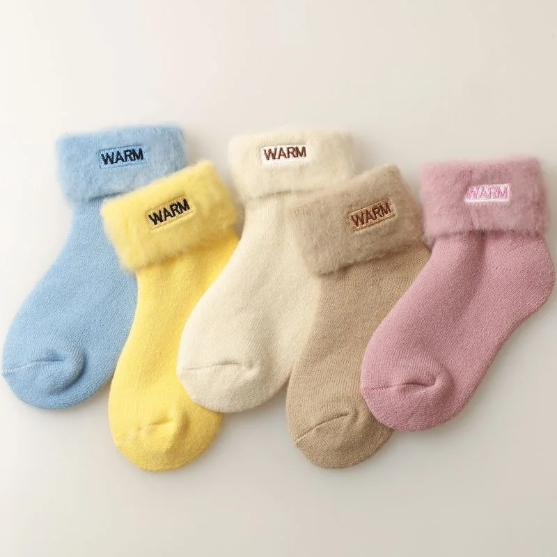 Thicken and Warm Baby Socks Winter for Kids Cute Fleece Lined and Thermal Perfect for Sleeping Infant Stuff Newborn Accessories
Thicken and Warm Baby Socks Winter for Kids Cute Fleece Lined and Thermal Perfect for Sleeping Infant Stuff Newborn Accessories