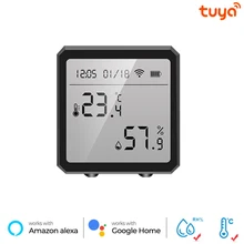 Tuya WIFI Temperature Humidity Sensor Indoor Hygrometer Thermometer Detector Smart Life Remote Control Support Alexa Google Home
Tuya WIFI Temperature Humidity Sensor Indoor Hygrometer Thermometer Detector Smart Life Remote Control Support Alexa Google Home