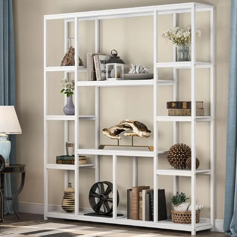 Tribesigns Bookshelf Industrial 12-Open Shelf Etagere Bookcase Storage Organizer for Home Office
Tribesigns Bookshelf Industrial 12-Open Shelf Etagere Bookcase Storage Organizer for Home Office