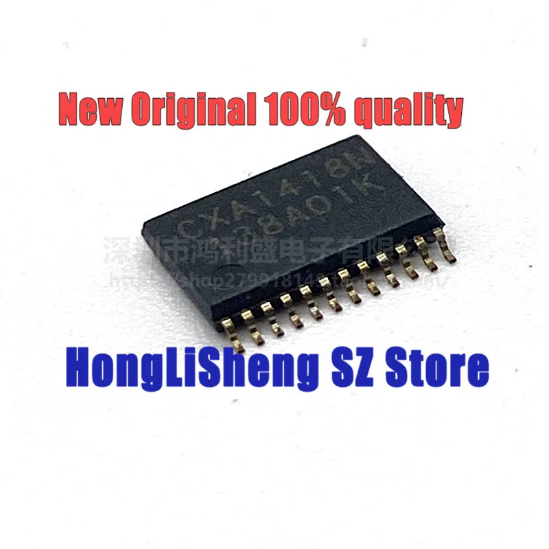 5pcs/lot CXA1418N CXA1418 TSSOP24 Chipset 100% New&Original In Stock 
5pcs/lot CXA1418N CXA1418 TSSOP24 Chipset 100% New&Original In Stock