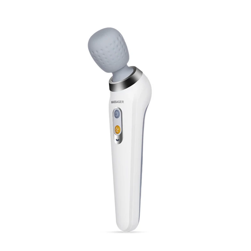 Strong Power Rechargeable Wand Massager Soft Silicone Head for Muscle Tension, Back, Neck Relief, Soreness, Recovery
Strong Power Rechargeable Wand Massager Soft Silicone Head for Muscle Tension, Back, Neck Relief, Soreness, Recovery