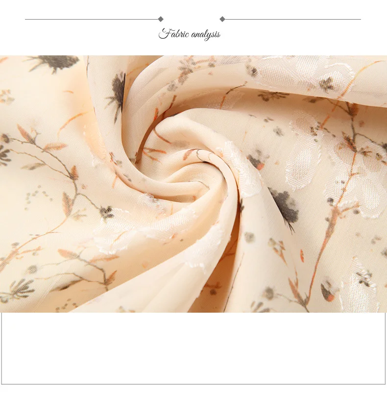 EVNISI Chic Floral Printing Women Chiffon Dress O-Neck Elegant Apricot Office A-LINE Dresses Fairy For Women Slim Party Vestido EVNISI Chic Floral Printing Women Chiffon Dress O-Neck Elegant Apricot Office A-LINE Dresses Fairy For Women Slim Party Vestido